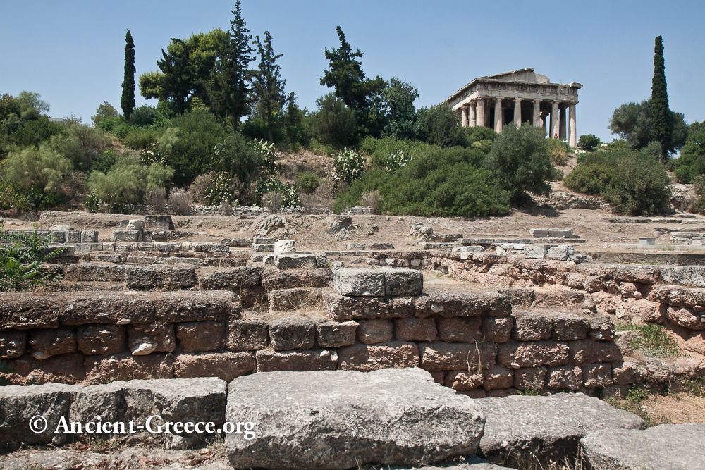 ancient greek marketplace agora