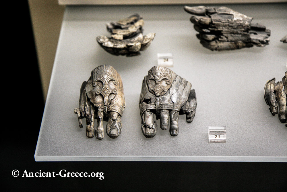 fragments of ivory from an ivory statue