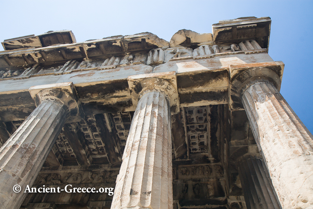 Hephaestion roof detail