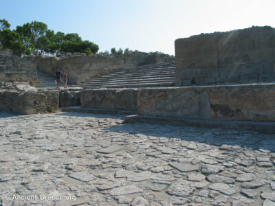 Phaistos West Court and Double Staircase