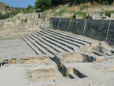 The theater of the Phaistos palace