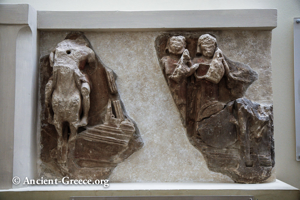 Relief sculpture fragment of the Argonaut expedition