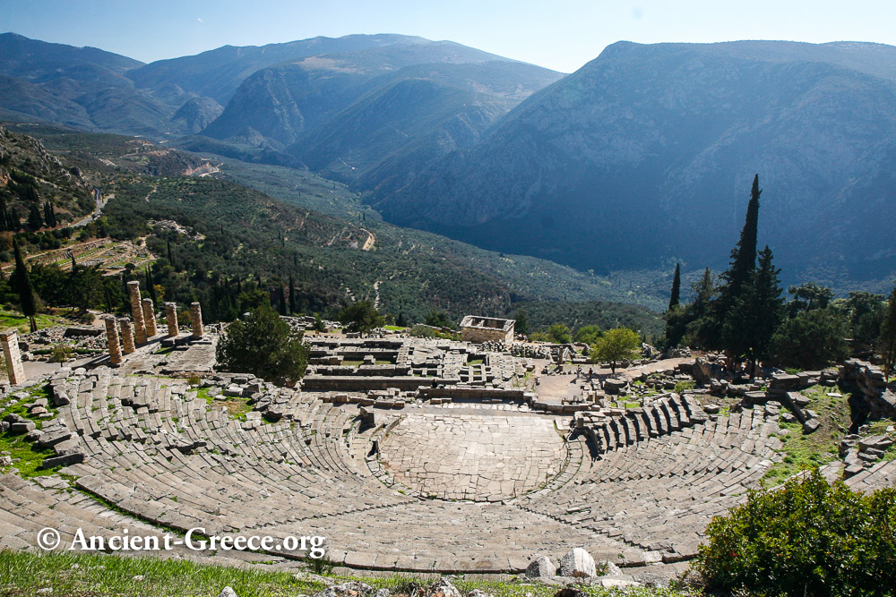 The theatre (theater) of Delphi