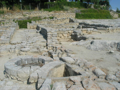 Phaistos Ruins and Well