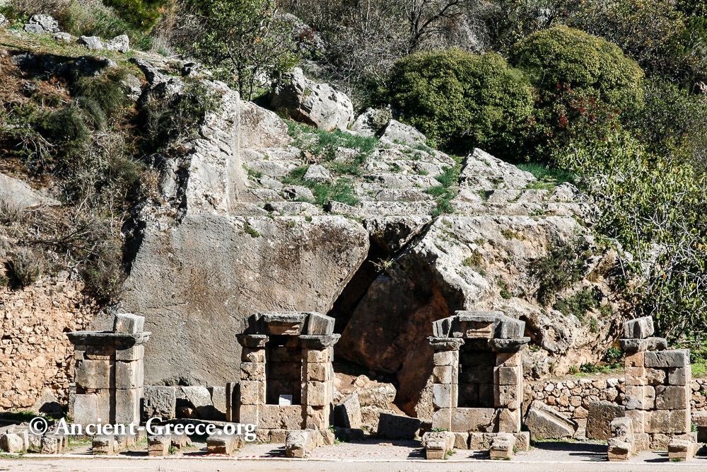 ancient stadium entrance at Delphi