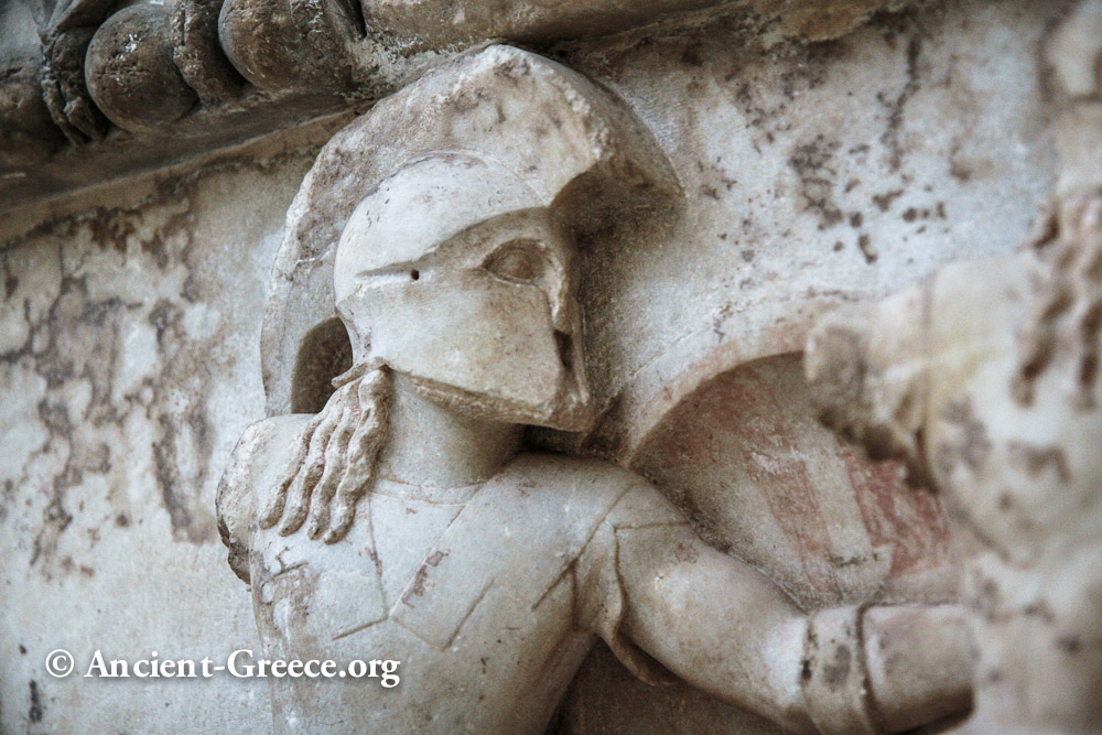 Sculpture of Aeneias.