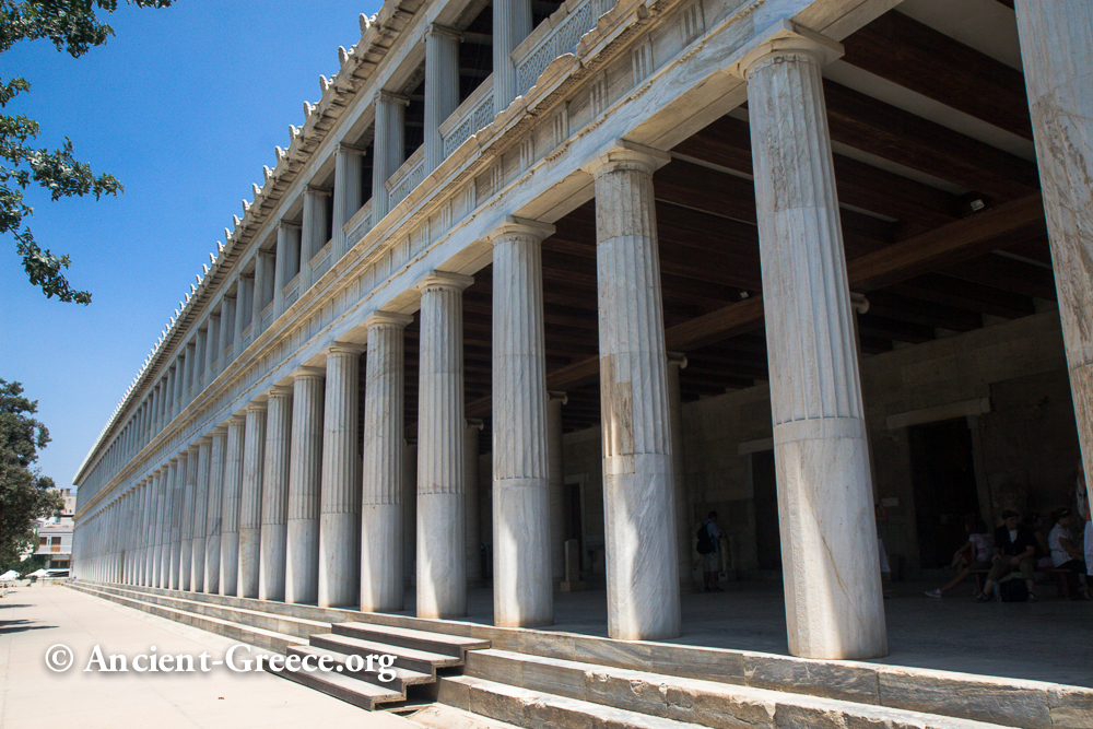 The Stoa of Attalos in the Agora – Ancient-Greece.org