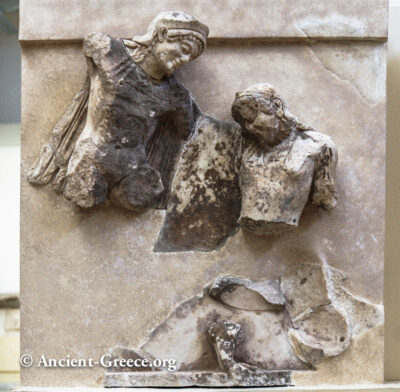 Relief sculpture depicting Theseus and Antiope