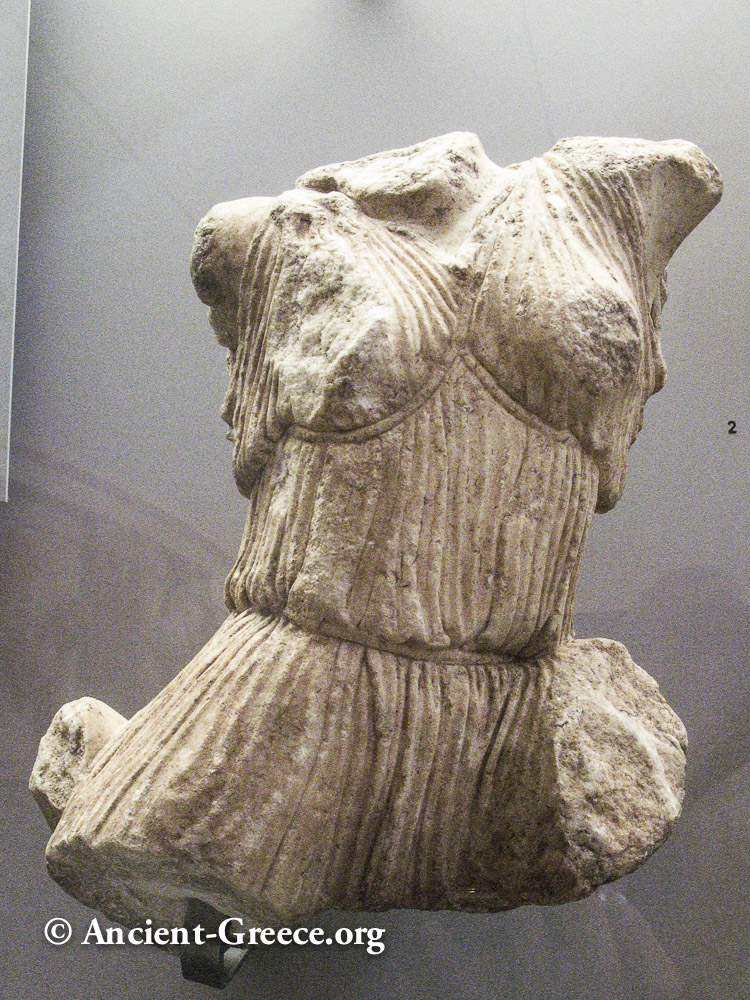 Marble torso of an Amazon