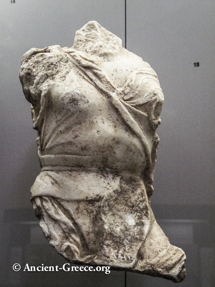 marble sculpture fragment