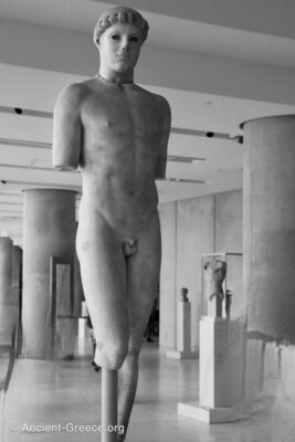 The Kritios Boy (or Kritian Boy) sculpture