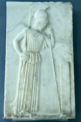 Pensive Athena Relief