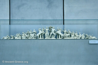 Reconstruction of the Parthenon's west pediment