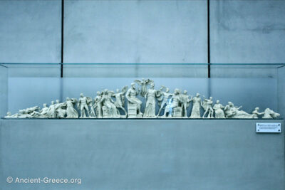 Reconstruction of the Parthenon's west pediment