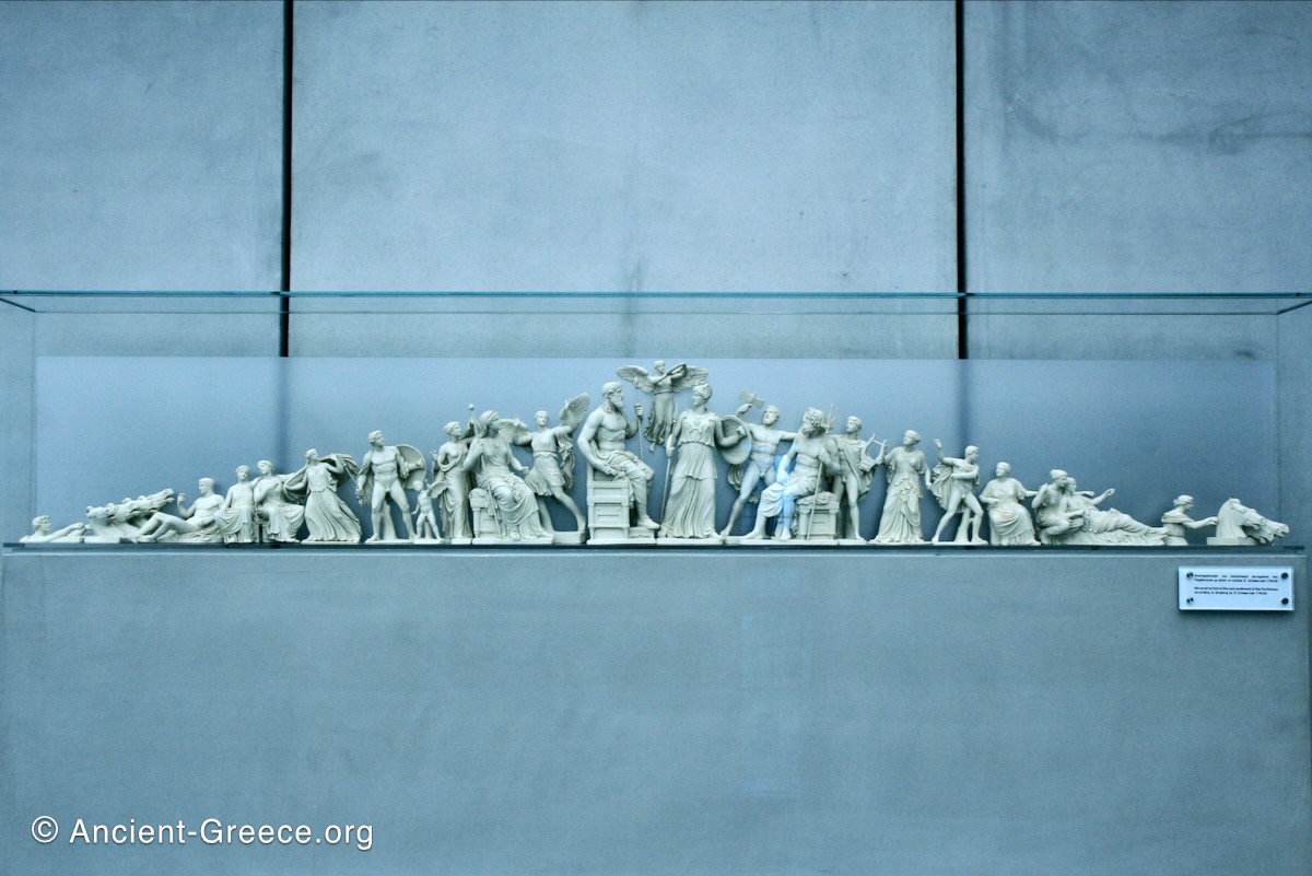 Reconstruction of the Parthenon's east pediment