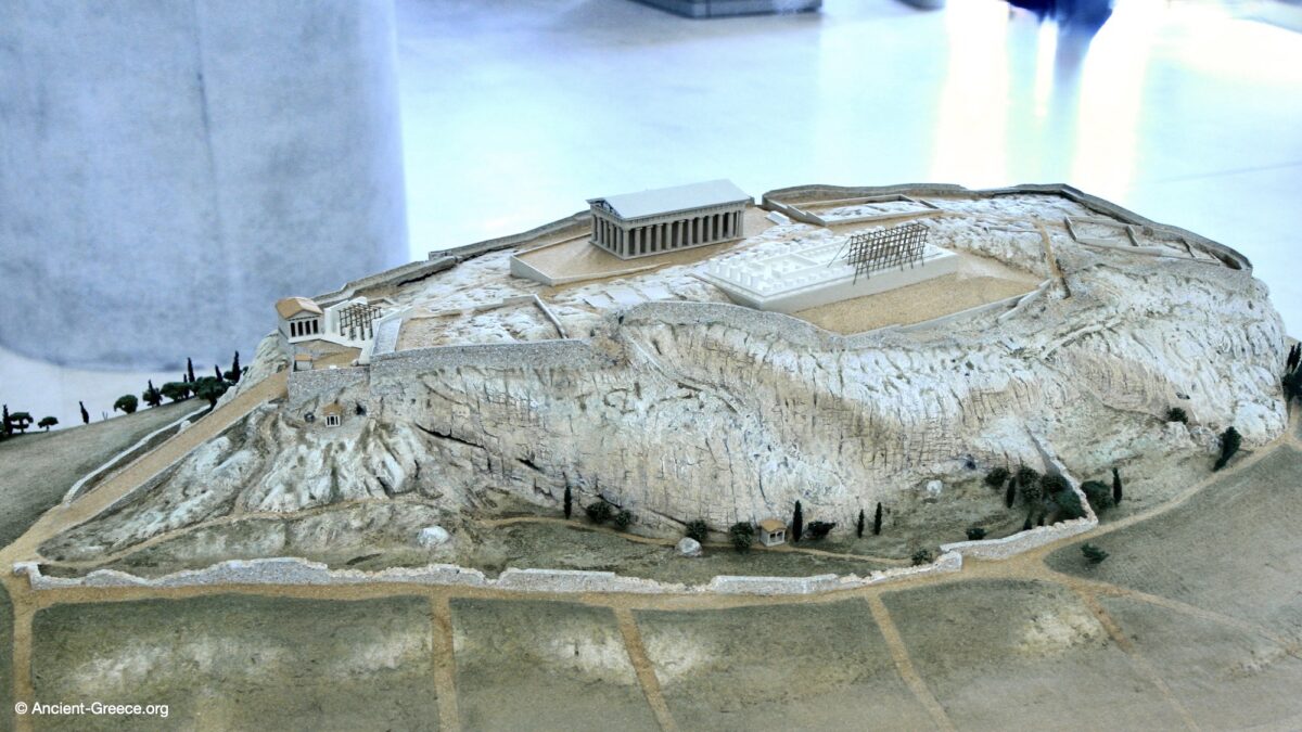 Model of the Acropolis in