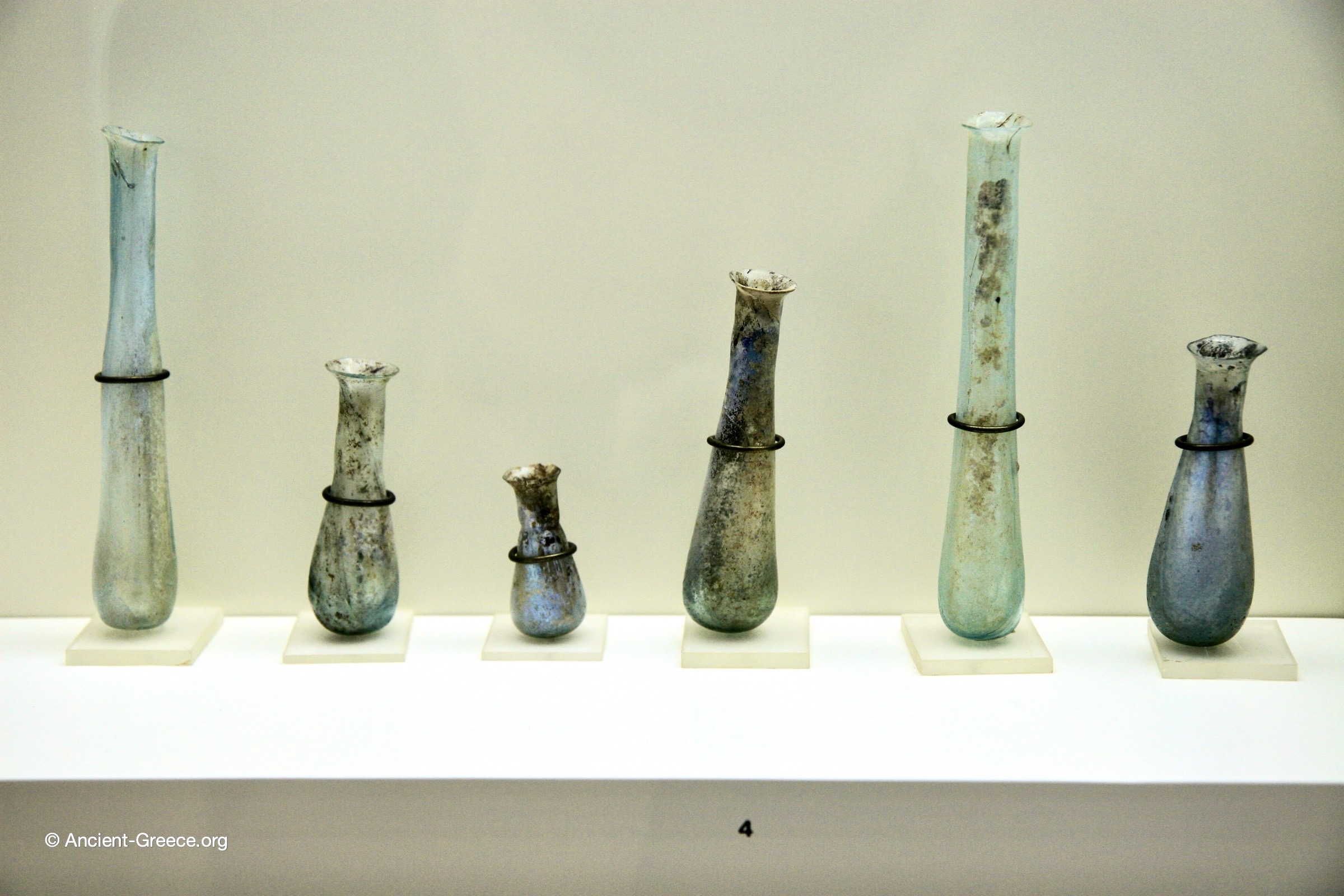 Glass unguentaria-small perfume bottles