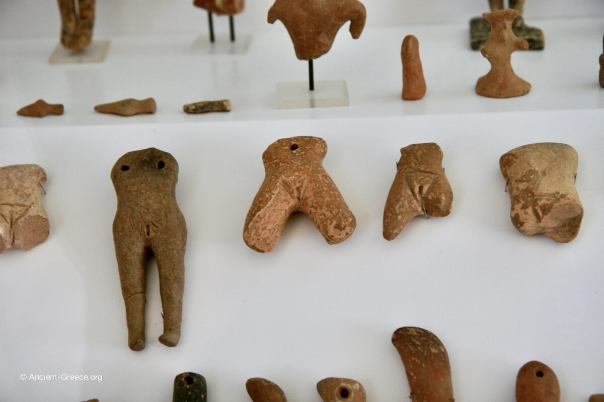 Anatomical Votive Figurines Minoan Peak