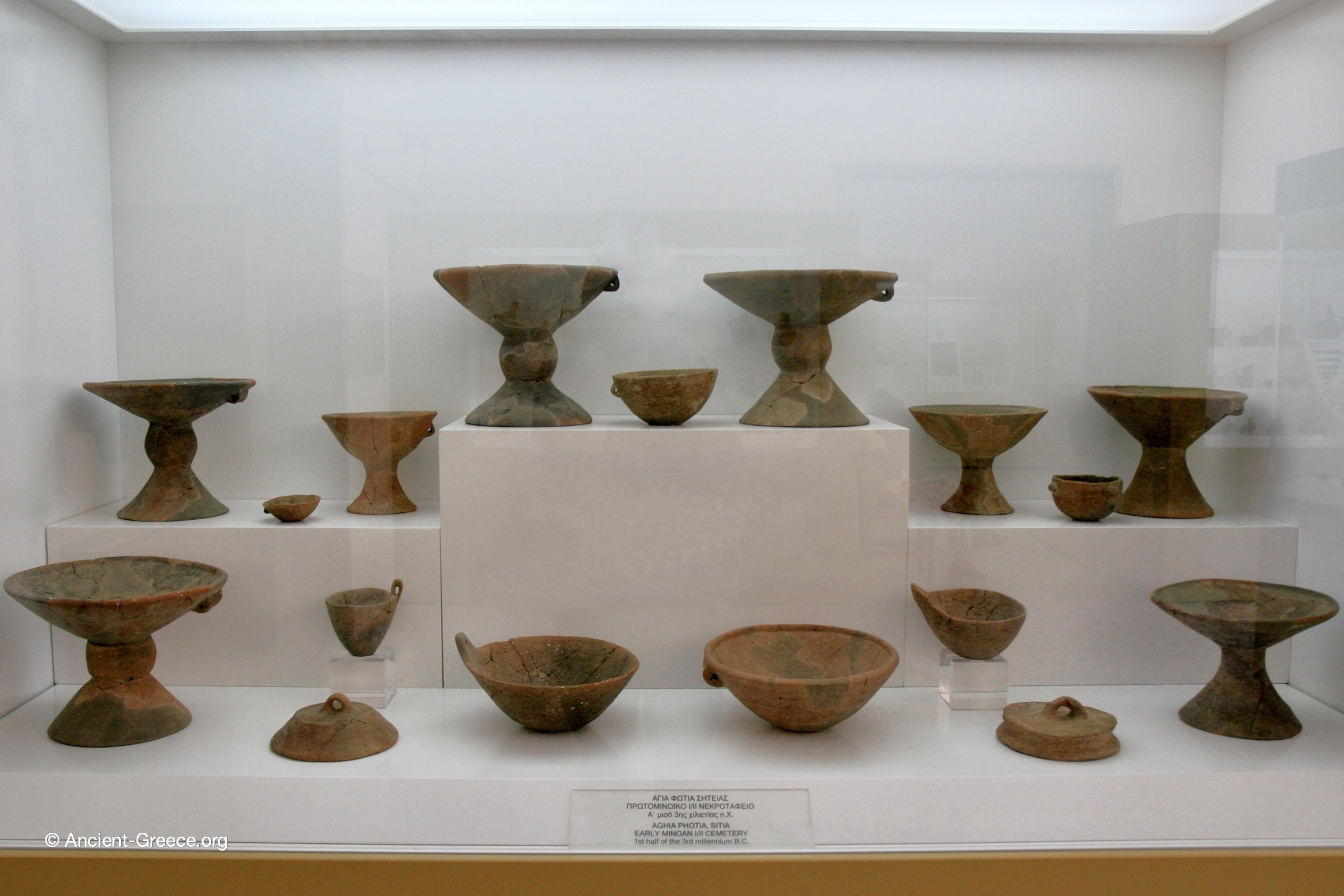 Ceramic Drinking Vessels and Pyxides