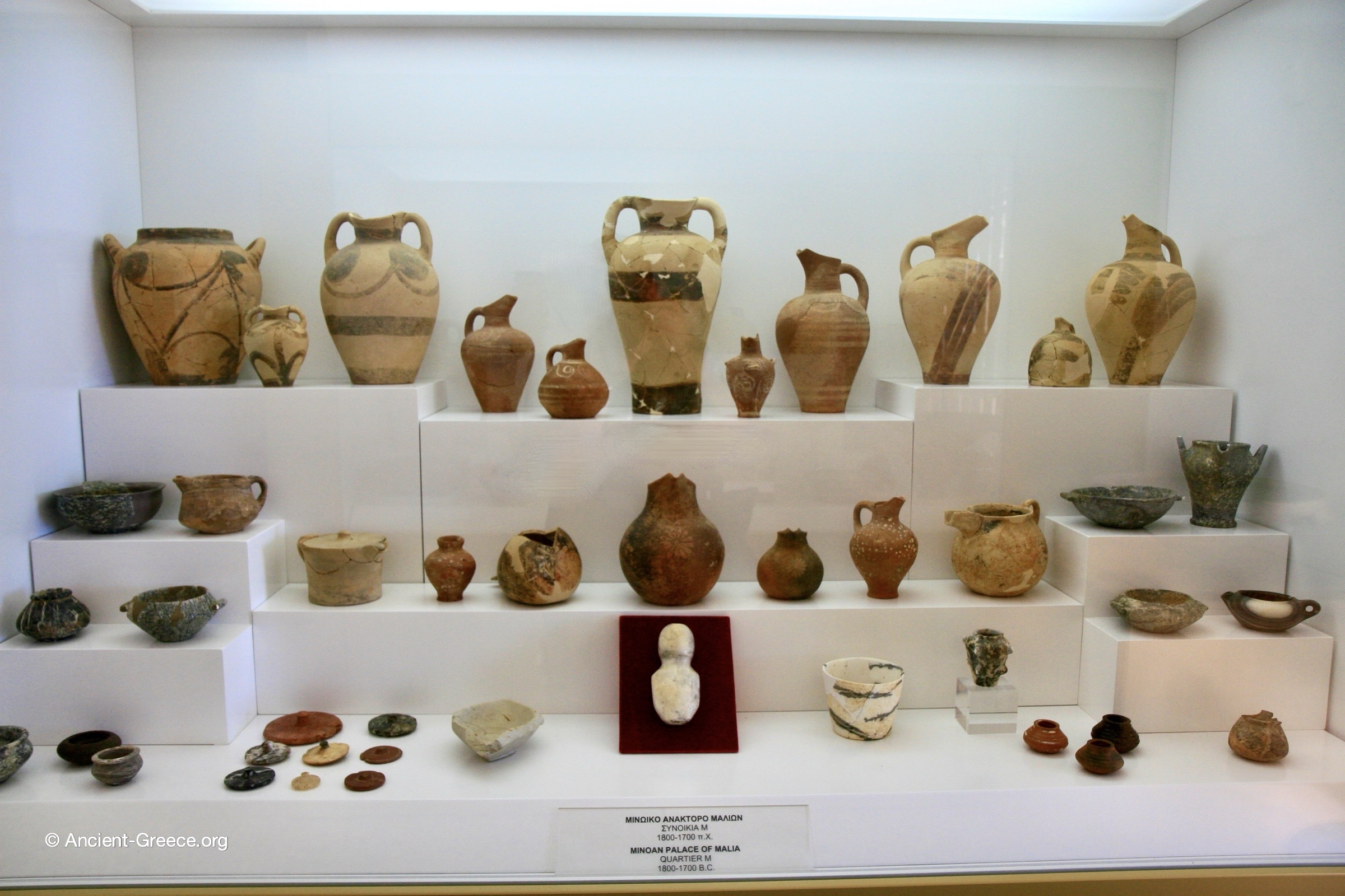 Artifacts from Quartier M Malia,
