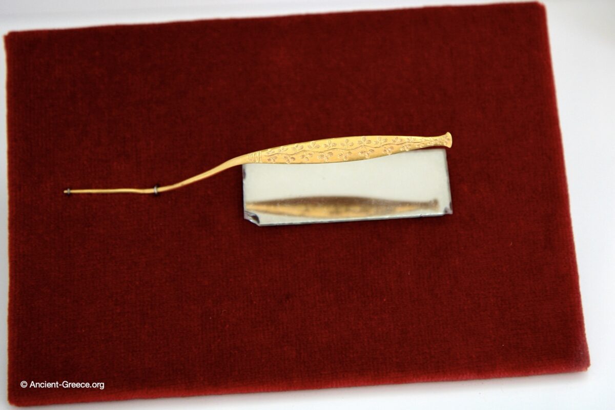 Rare Inscribed Gold Pin