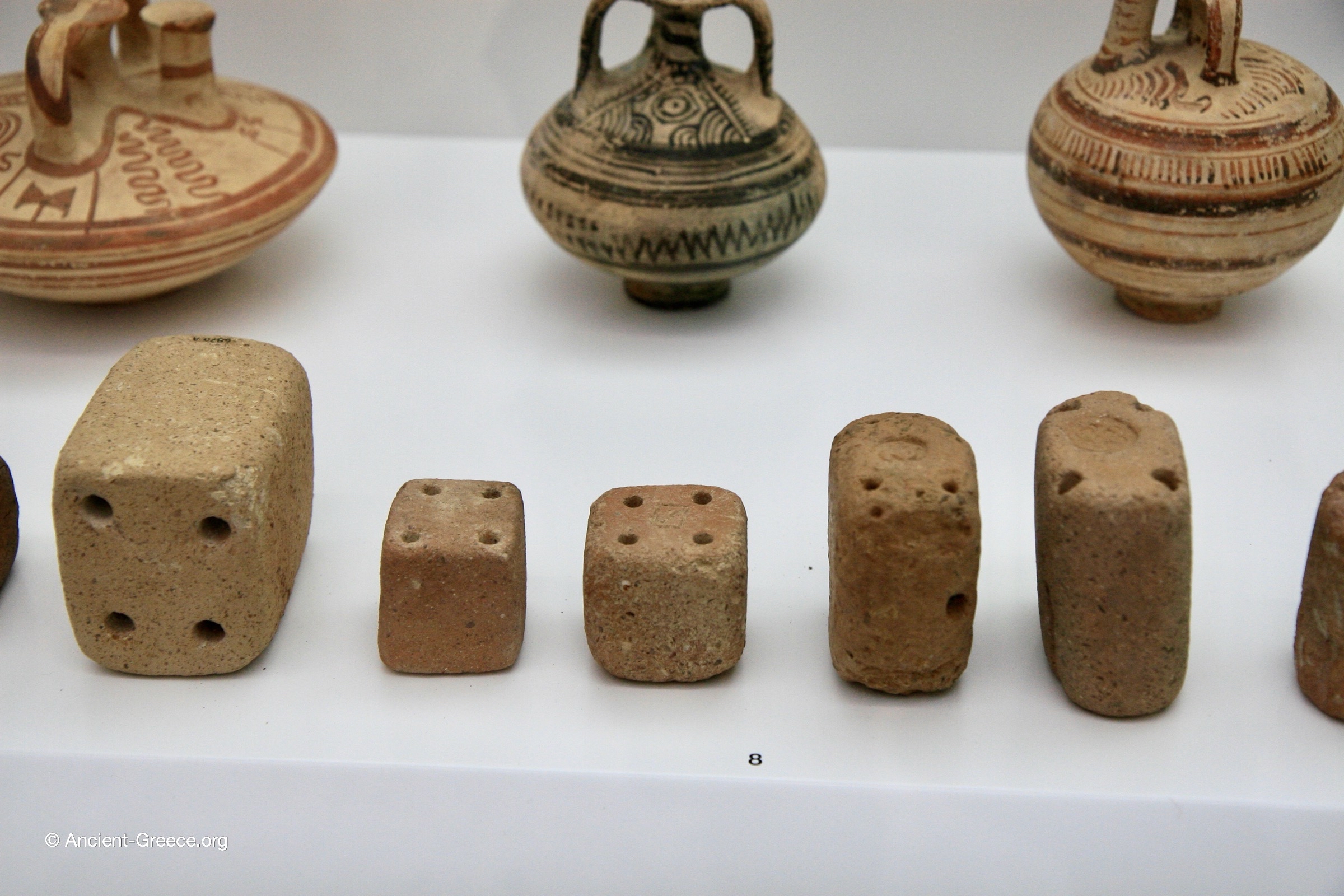 Terracotta loom weights