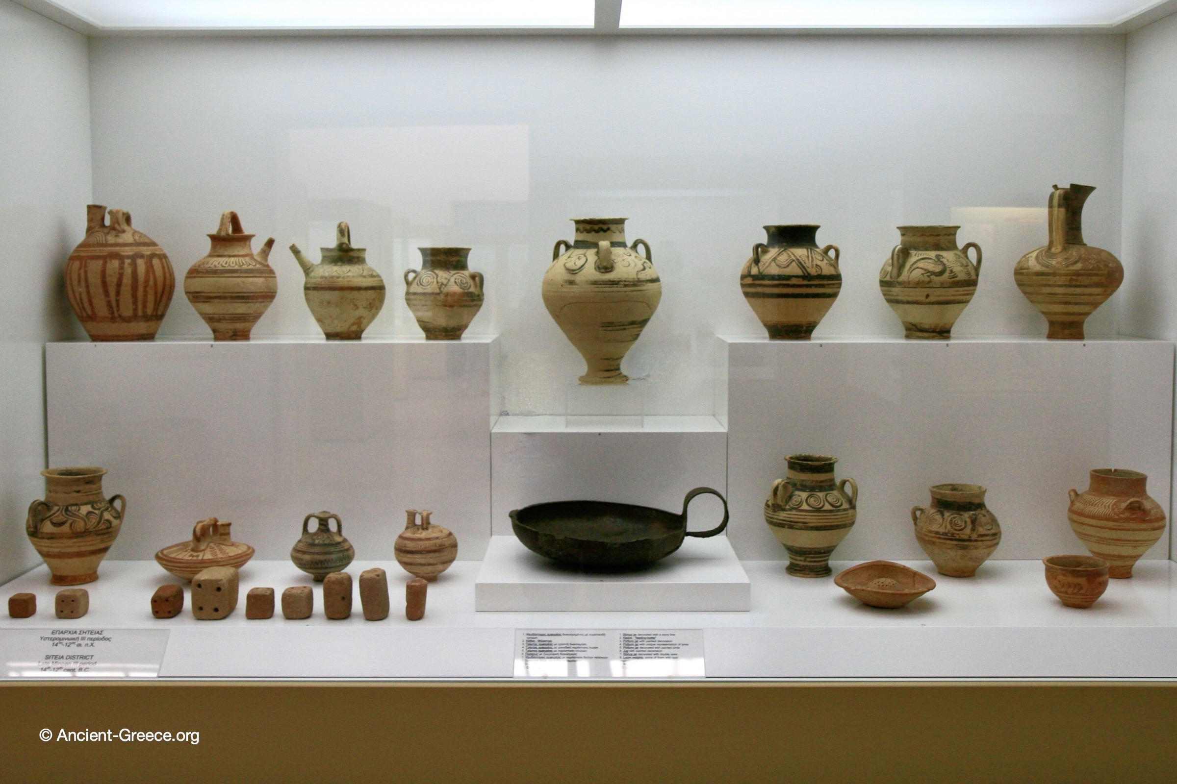 A comprehensive display of artifacts