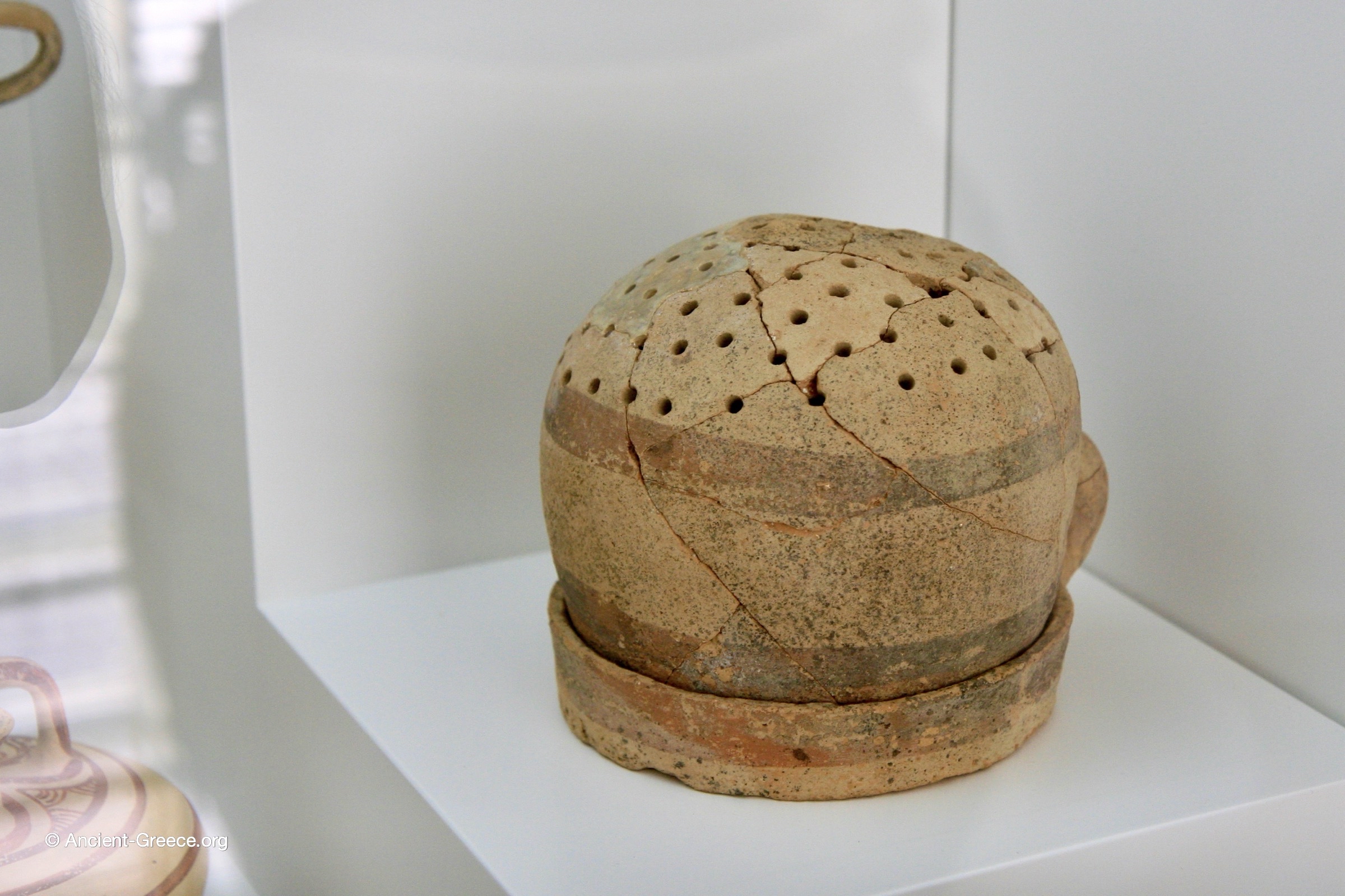 Incense Burner with Perforated Cover