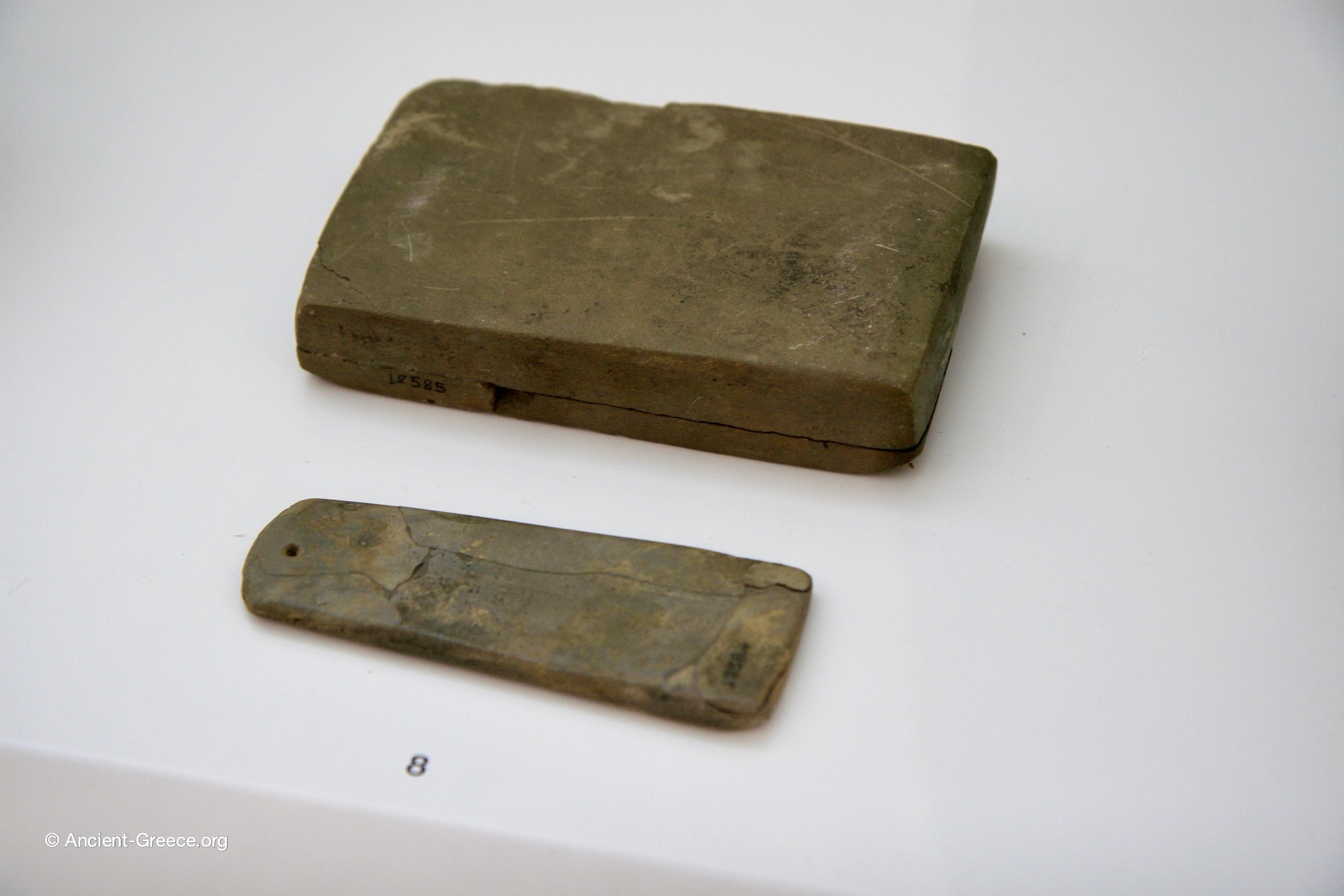 Stone whetstones used for sharpening