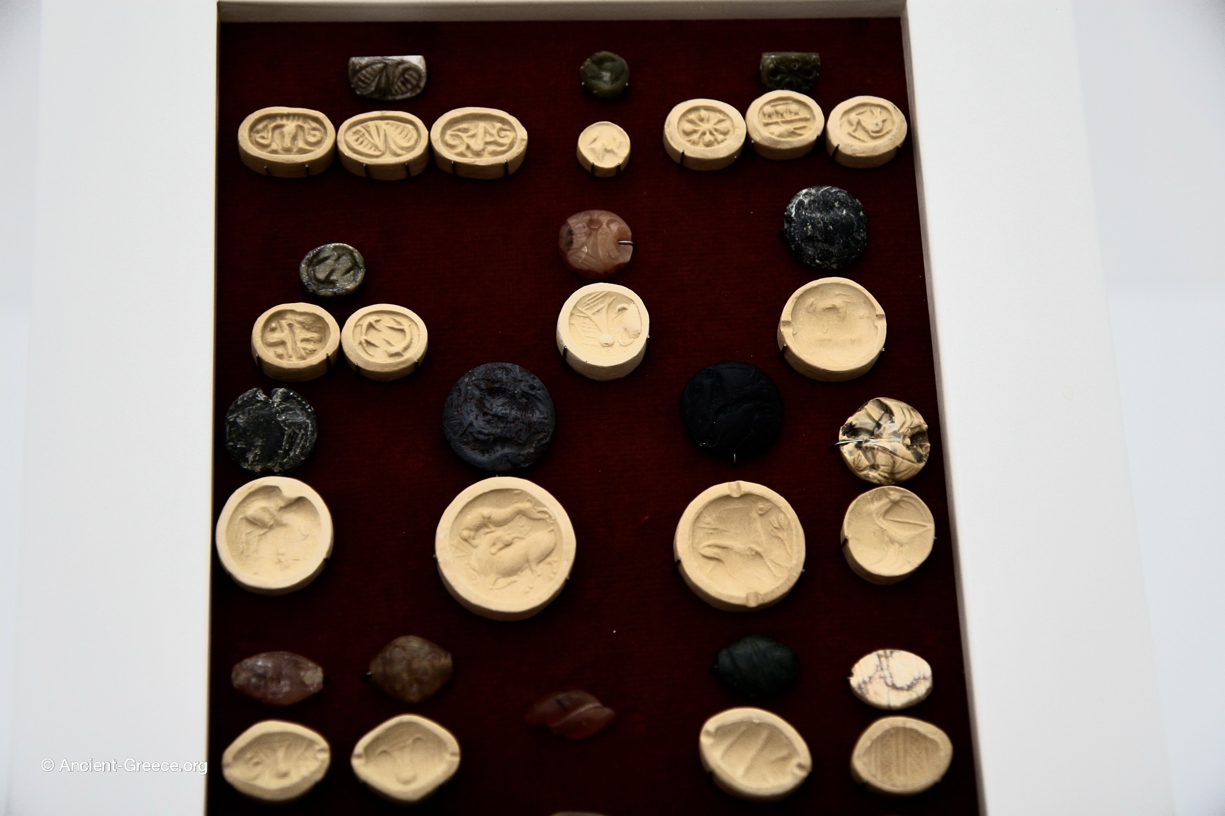A collection of Minoan seals