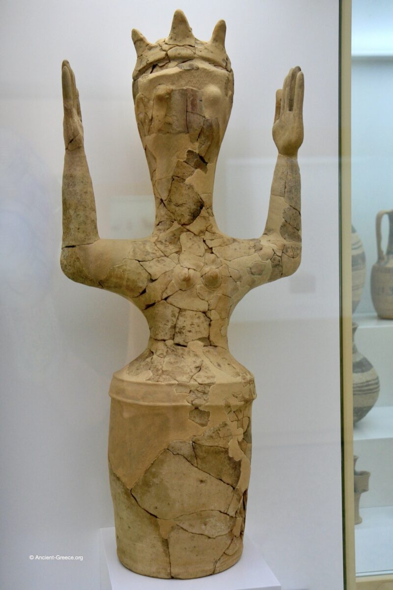 Terracotta figurine of a "Goddess