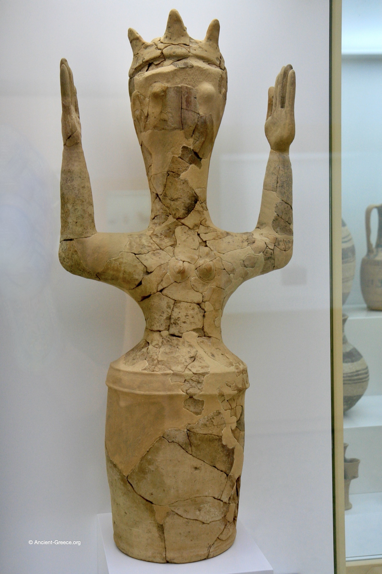 Terracotta figurine of a "Goddess