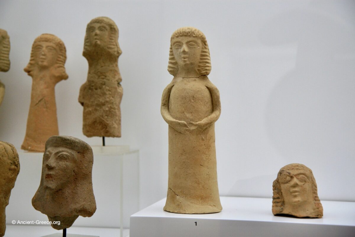 Group of terracotta figurines