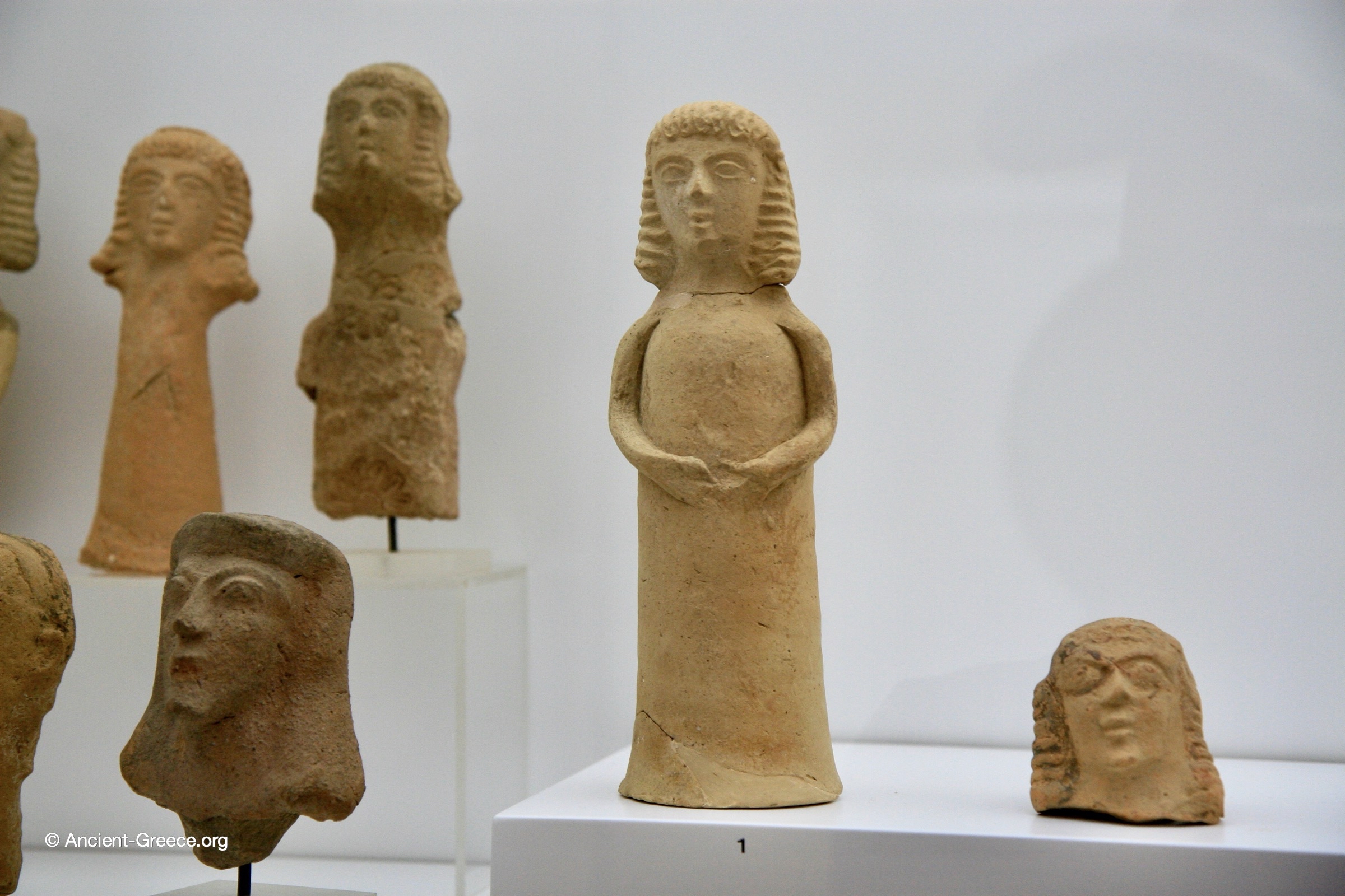 Group of terracotta figurines