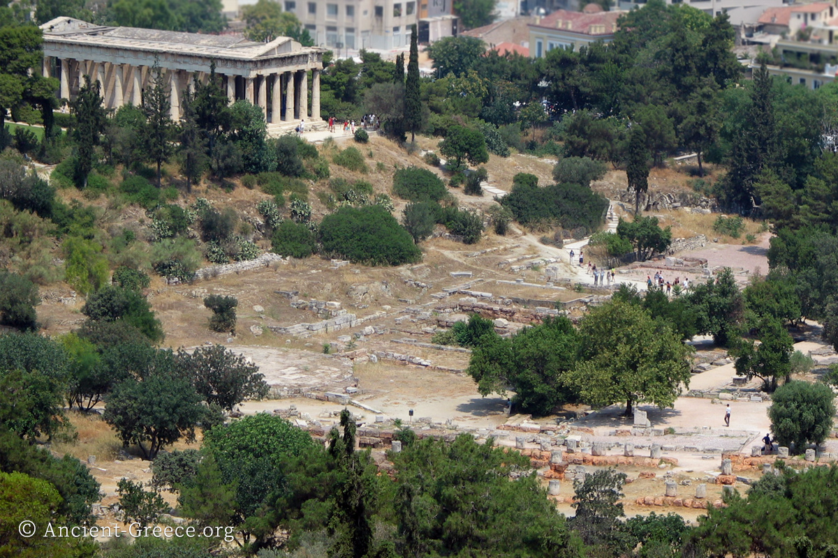 View of the Athens Agora