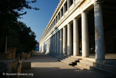 The Stoa of Attalos colonnade