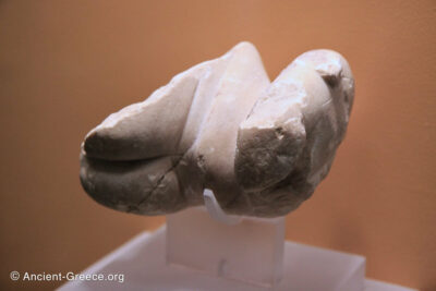 neolithic statuette of a reclining female figure