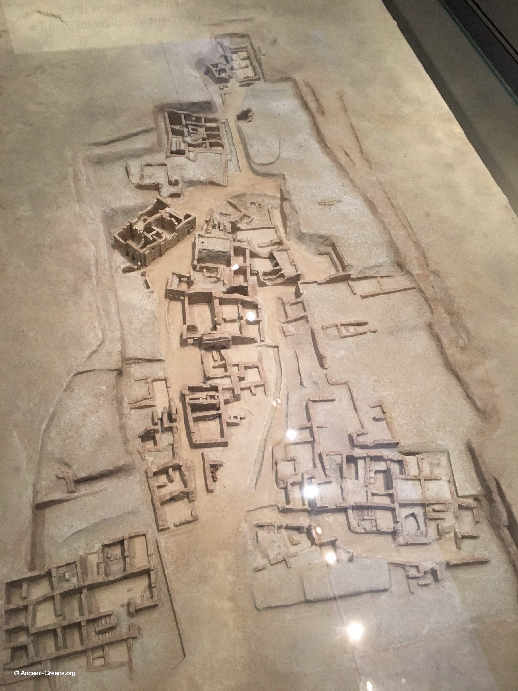 Akrotiri Excavations Scale Model reconstruction