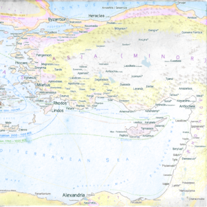 Ancient Greece Map. Highlights. 3 Ma to 30 BCE.