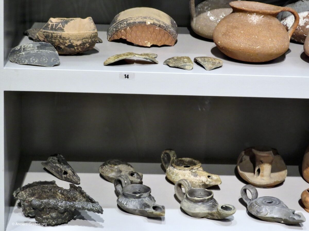 Antikythera Shipwreck - Oil Lamps and Jars