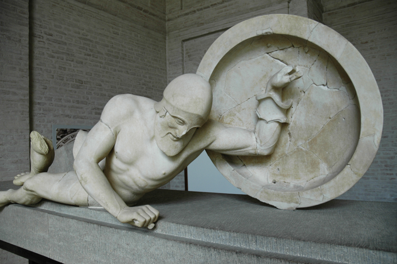 The dying warrior from the east pediment