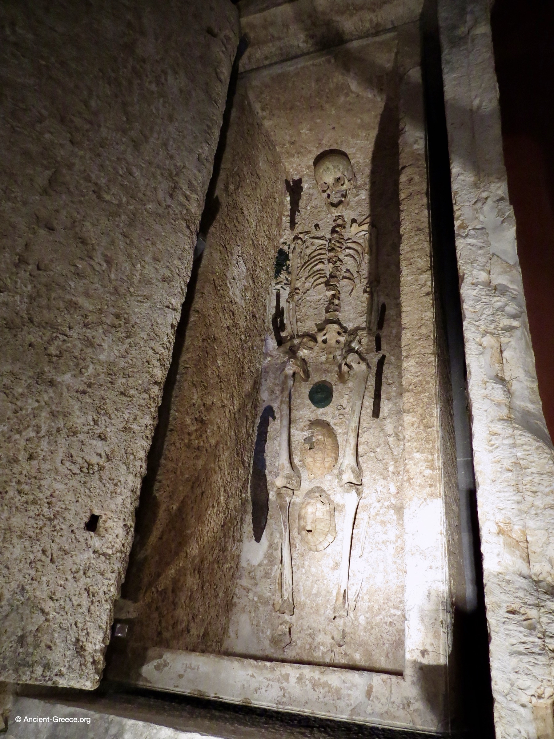 Poros Stone Sarcophagus within Cist