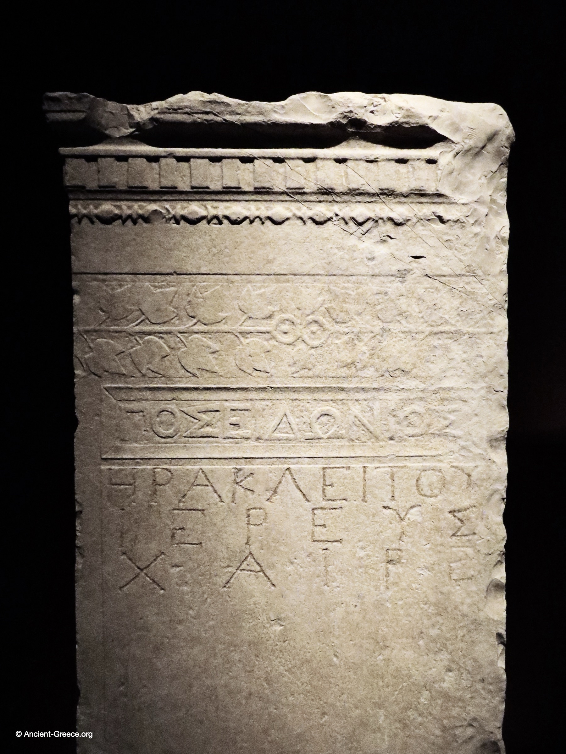 Grave Stele of Posidonios