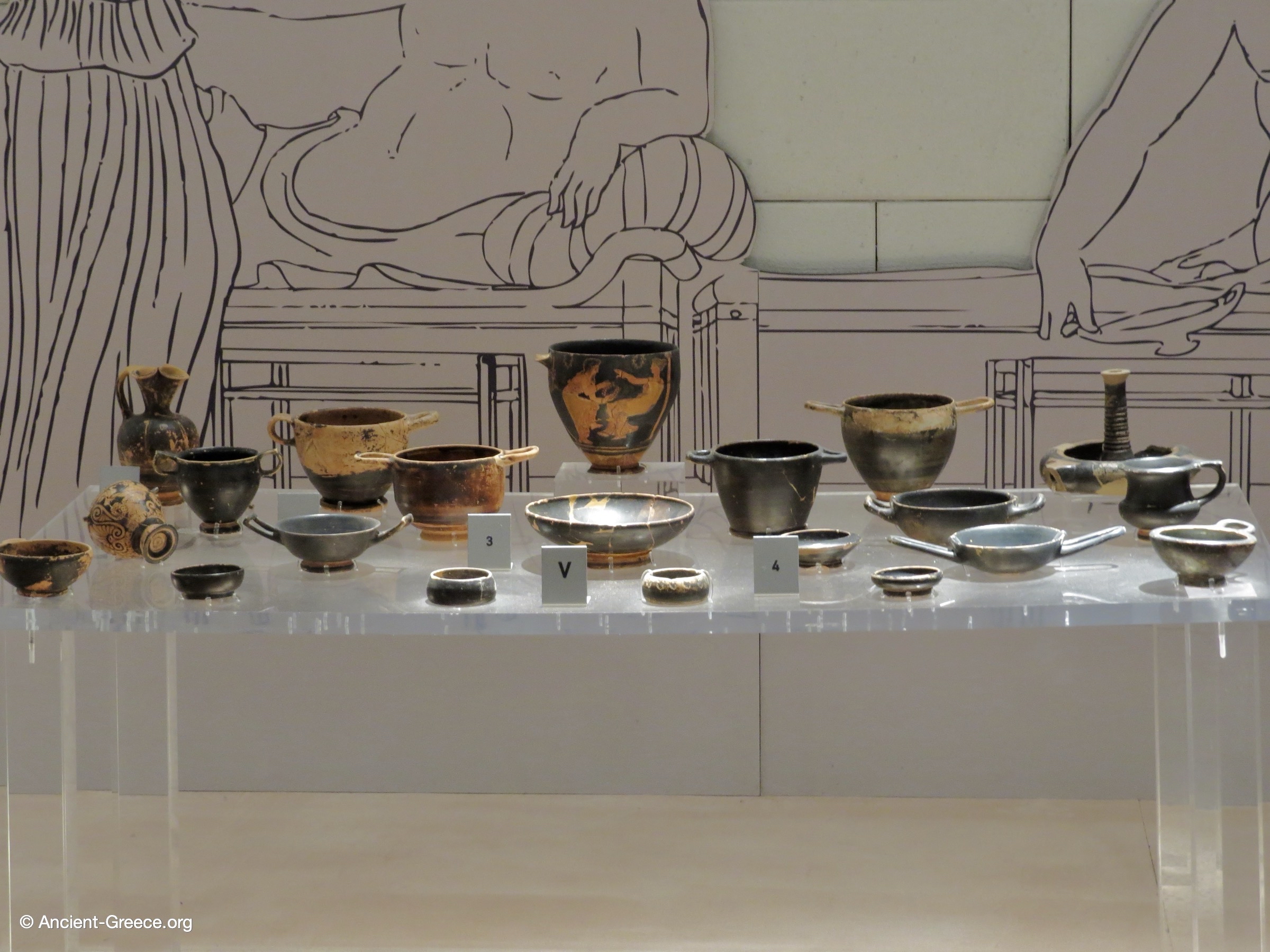 Symposium Pottery from Ambracia