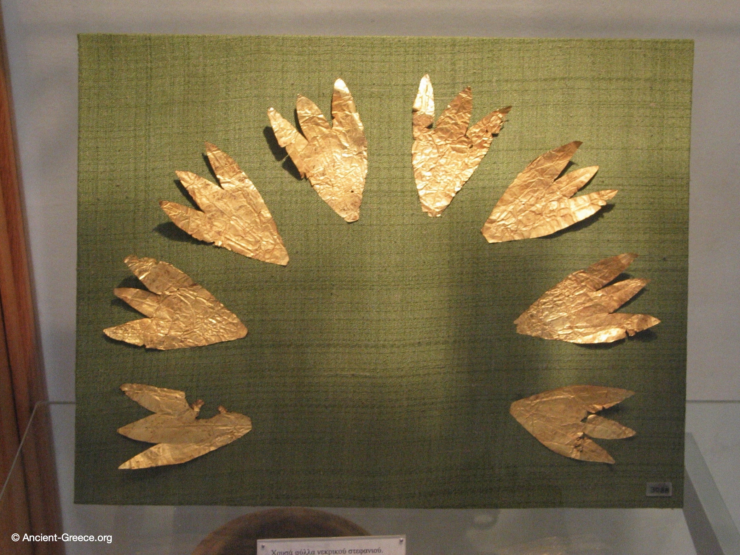 Gold Funerary Leaves West Cemetery