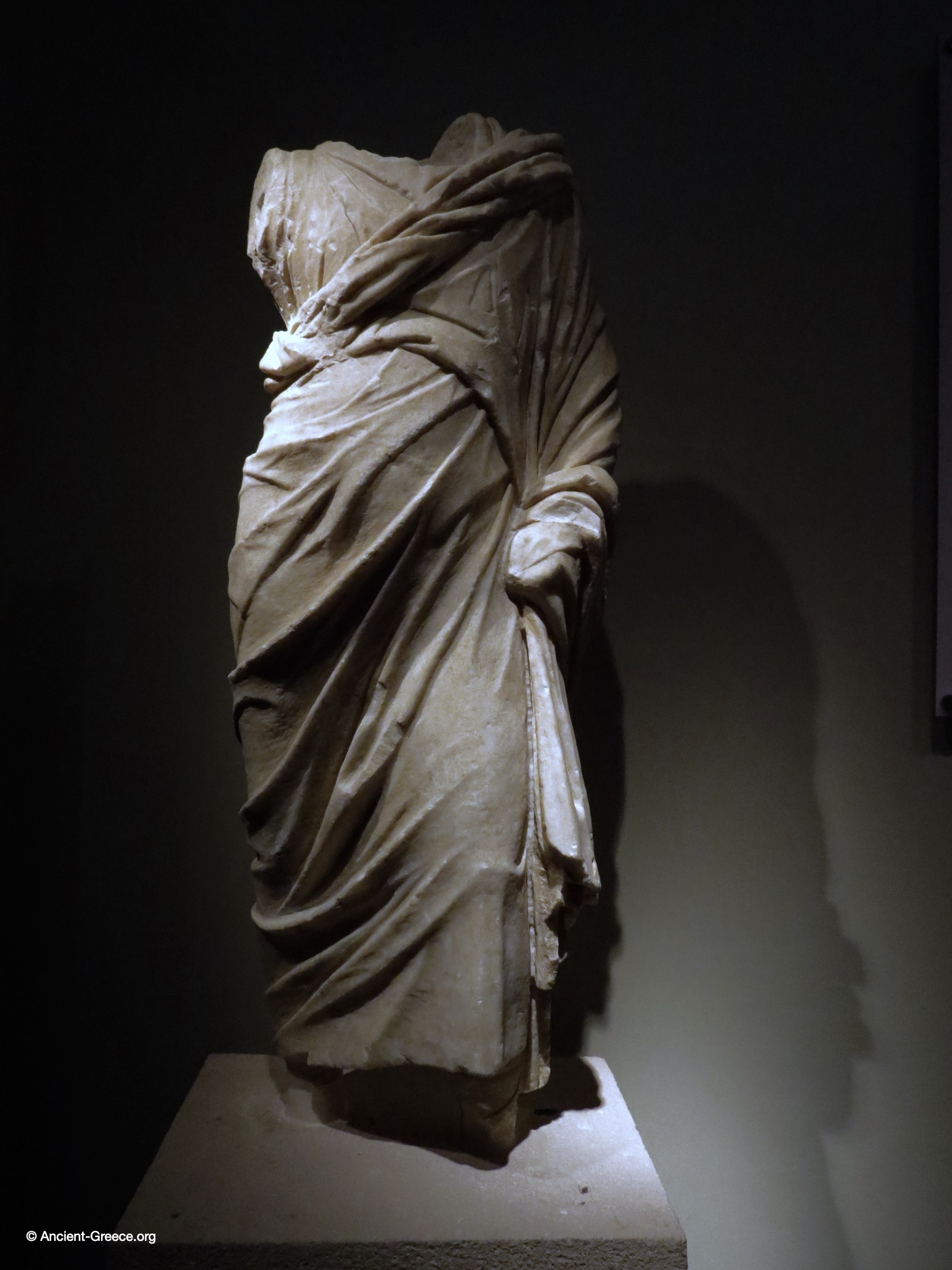 Marble Statue of a Philosopher