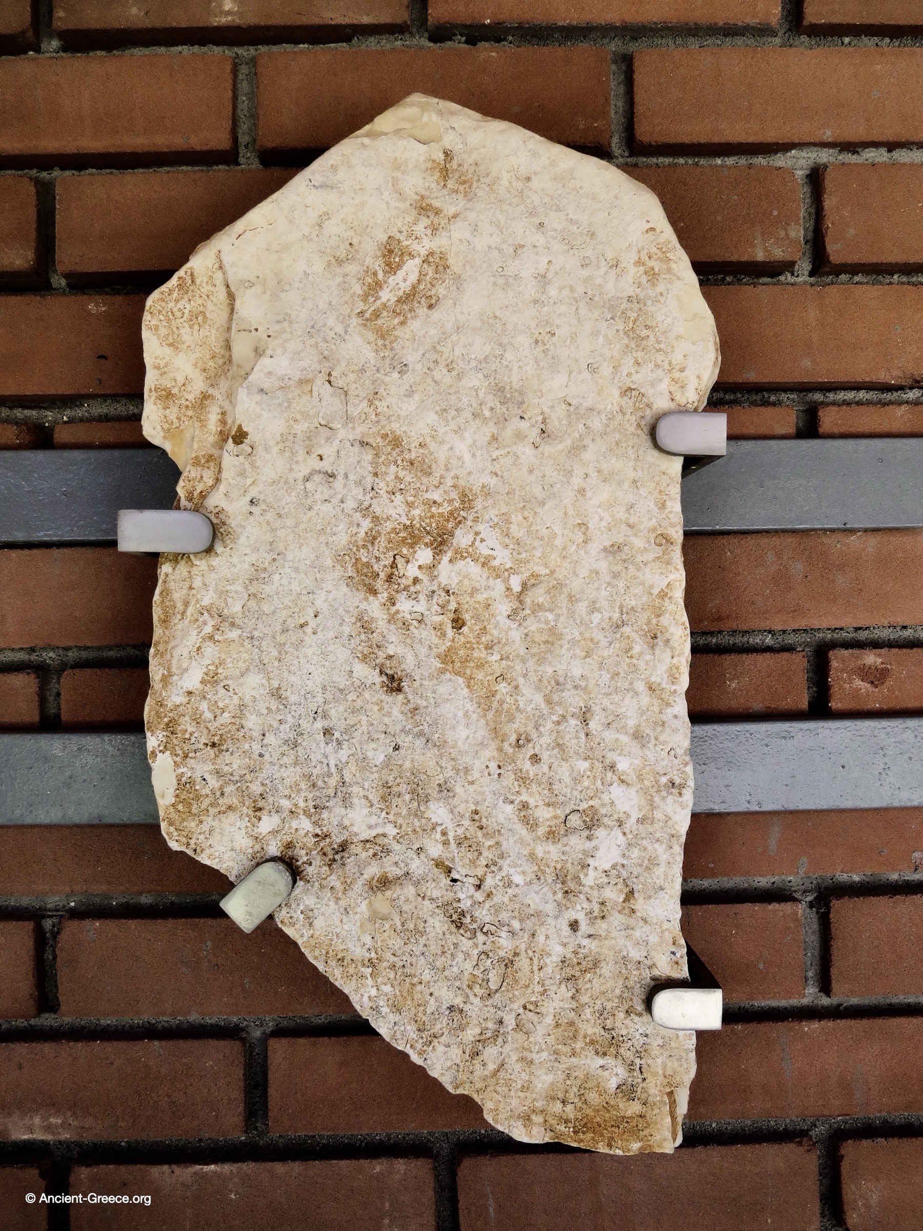 Unfinished Grave Stele Fragment Ambracia