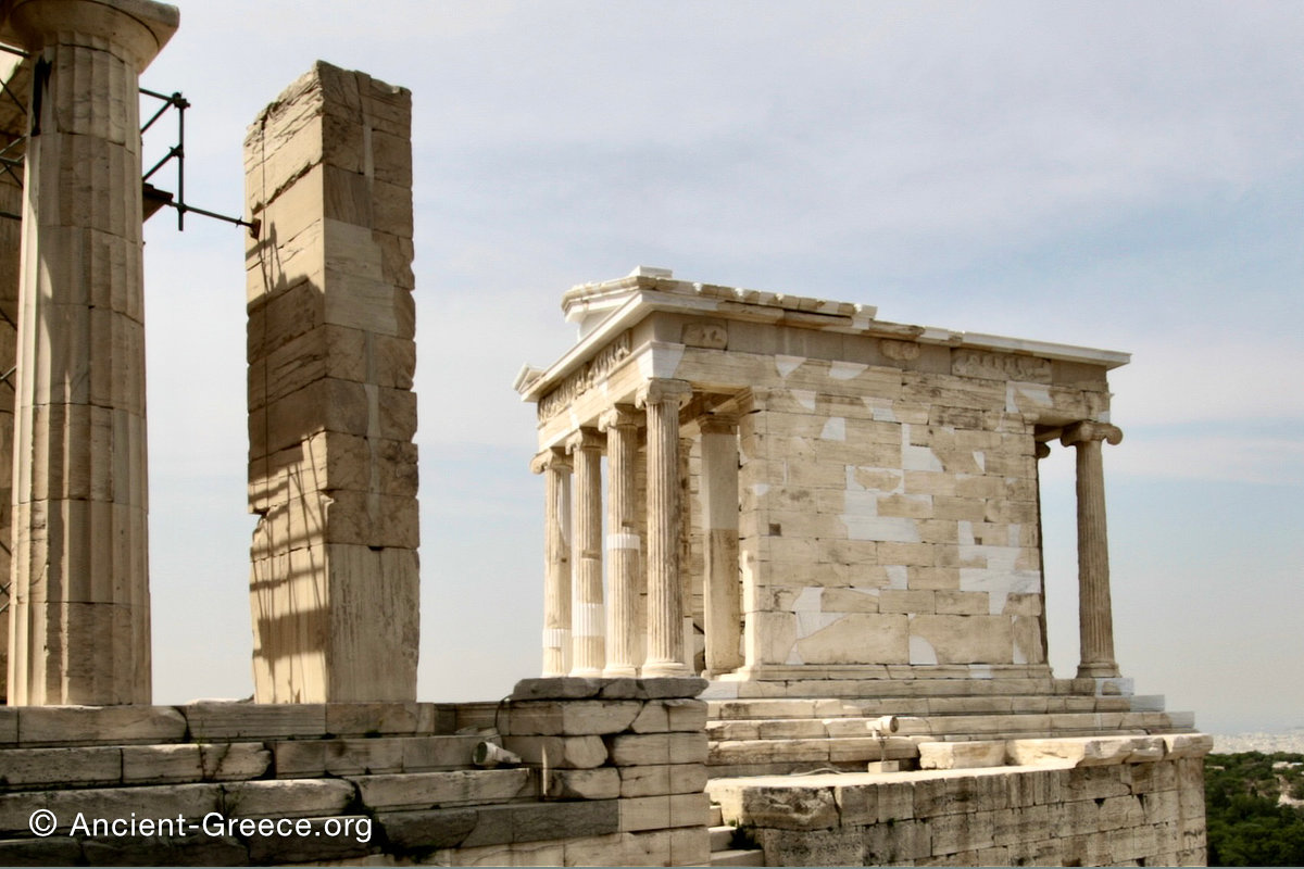 Temple of Athena Nike at the Acropolis of Athens