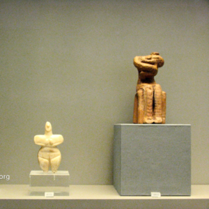 Three Neolithic figurines