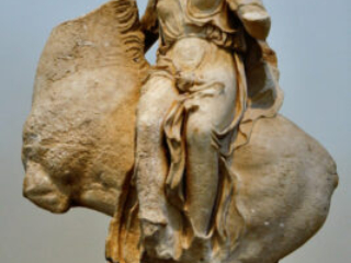 Statue of a Nereid or Aura on a horse
